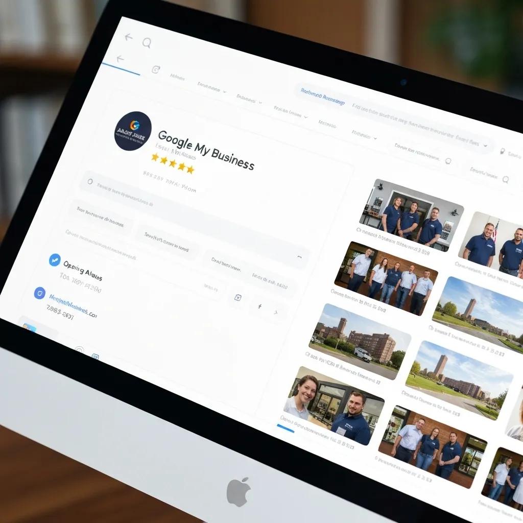 Optimized Google My Business profile for a local Akron business